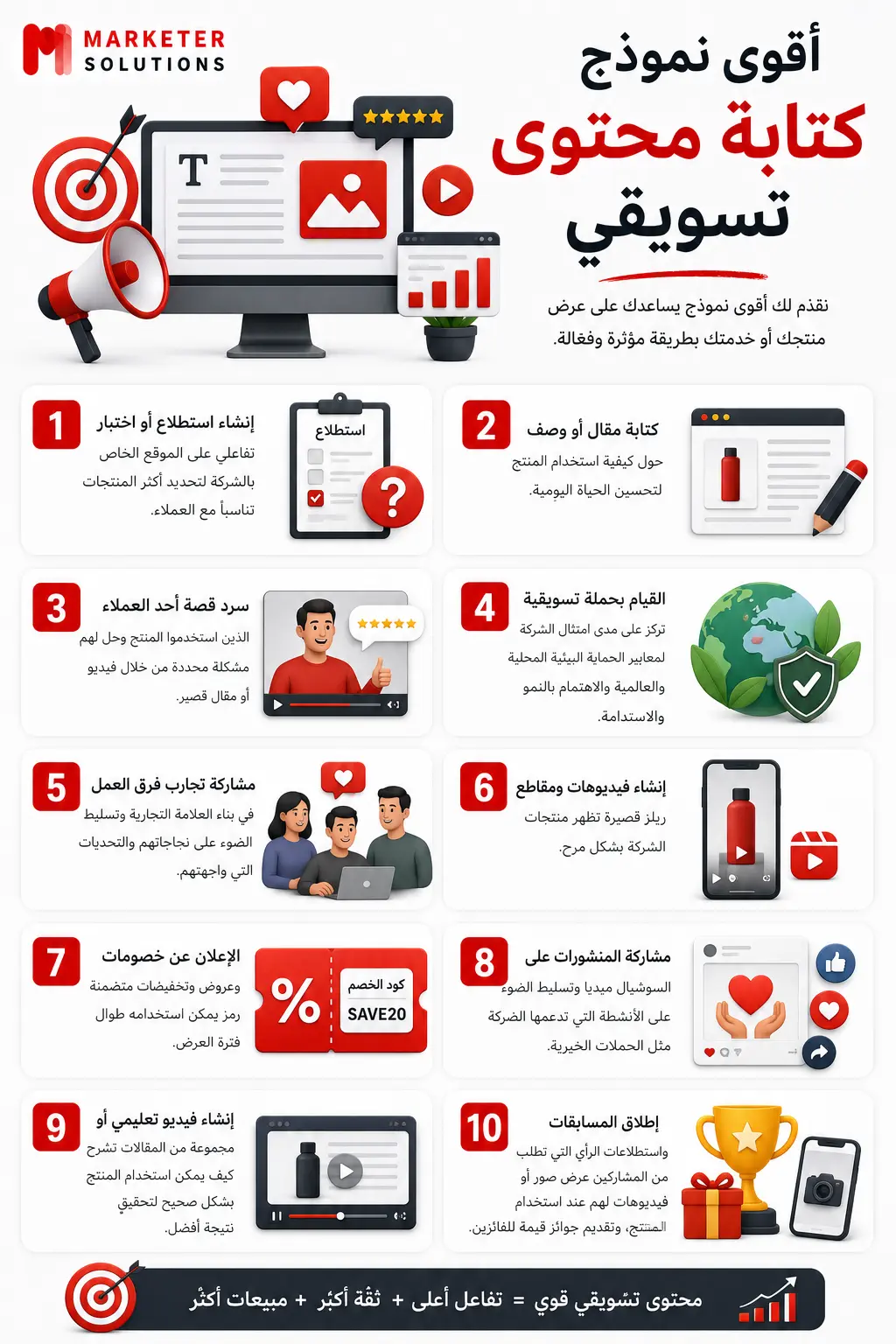 كتابة محتوى تسويقي