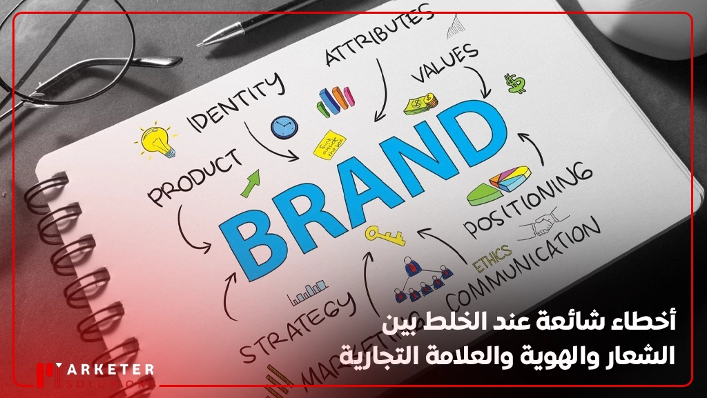 الفرق بين الشعار والهوية والعلامة التجارية