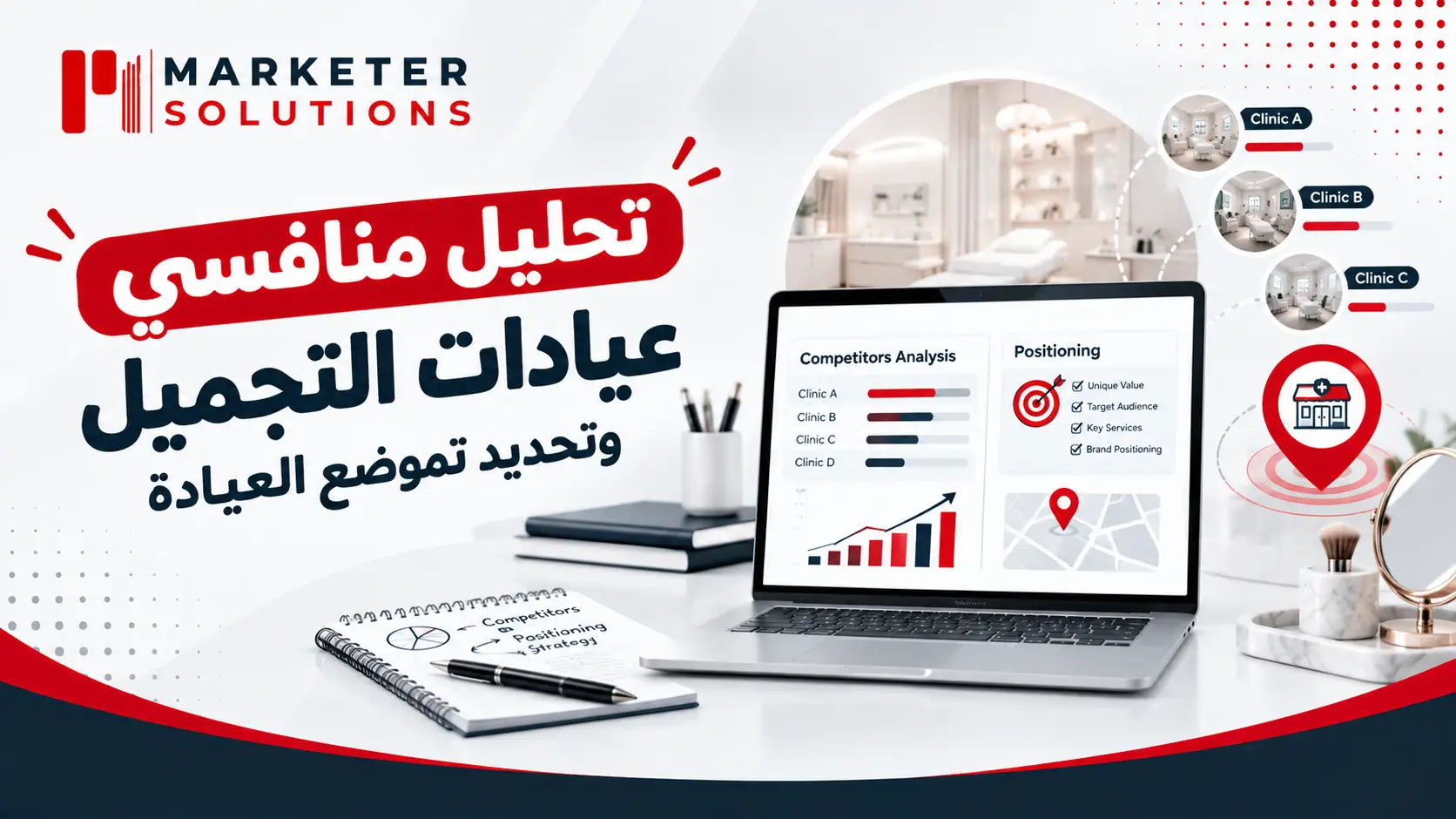 خطة تسويقية لعيادة تجميل